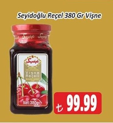 Seyidoğlu Reçel 380 Gr Vişne
