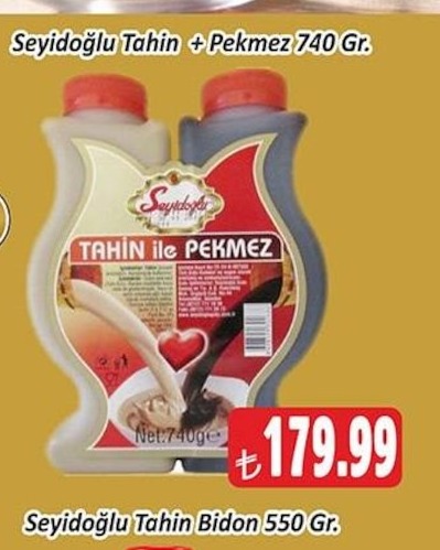 Seyidoğlu Tahin + Pekmez 740 Gr.