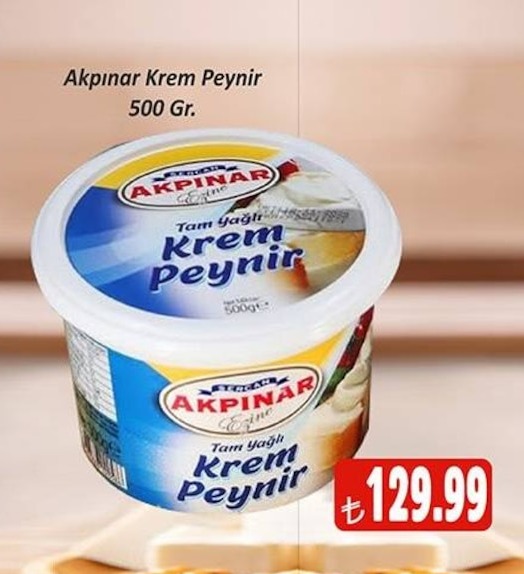 Akpınar Krem Peynir 500 Gr.