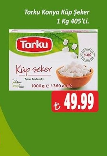 Torku Konya Küp Şeker 1 Kg