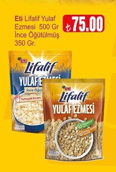 Eti Lifalif Yulaf Ezmesi 500 Gr