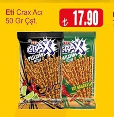 Eti Crax Acı 50 Gr Çşt