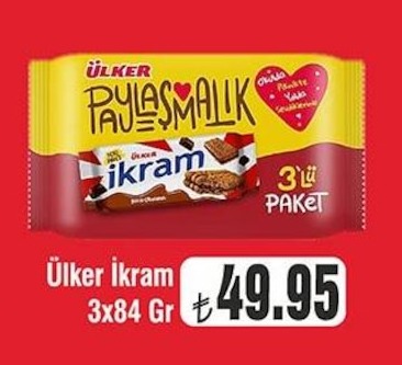 Ülker Ikram 3X84 Gr