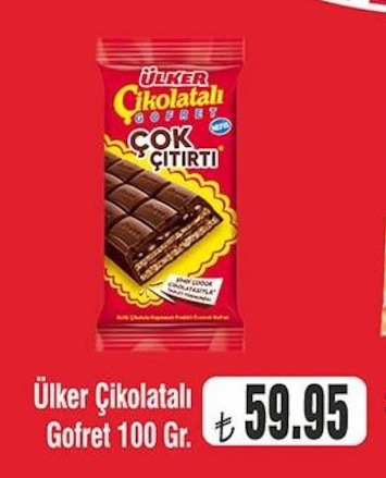 Ülker Çikolatalı Gofret 100 Gr