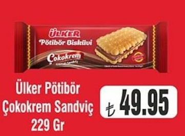 Ülker Pötibör Çokokrem Sandviç 229 Gr