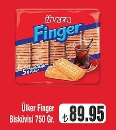 Ülker Finger Bisküvisi 750 Gr.