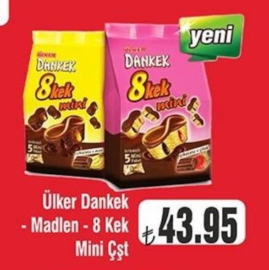 Ülker Dankek Madlen - 8 Kek Mini Çşt