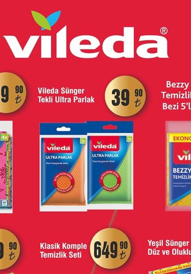 Vileda Sünger Tekli Ultra Parlak