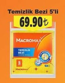 Macromax Temizlik Bezi 5'Li