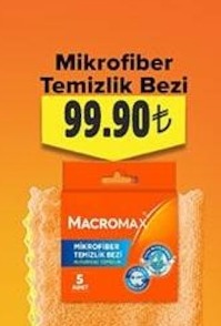 Macromax Mikrofiber Temizlik Bezi 5 Adet