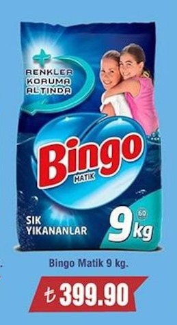Bingo Matik 9 Kg