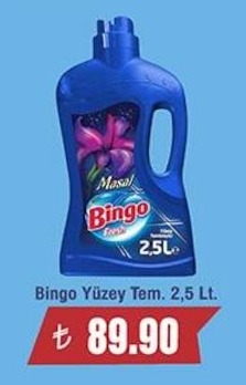 Bingo Yüzey Tem. 2,5 Lt