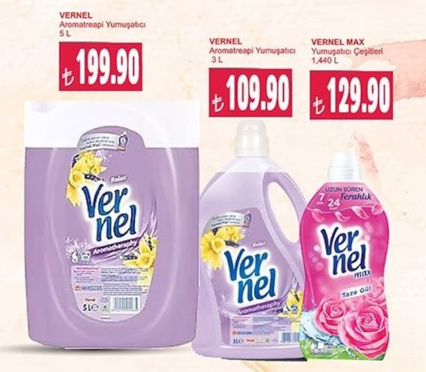 Vernel Aromaterapi Yumuşatıcı 5 L