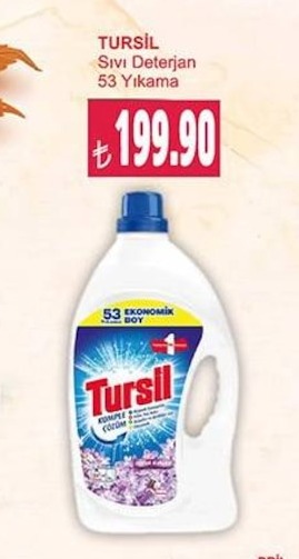 Tursil Sıvı Deterjan 53 Yıkama