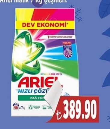 Ariel Matik 7 Kg Çeşitleri