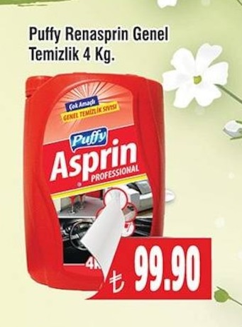 Puffy Asprin Genel Temizlik 4 Kg