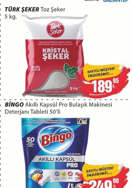 Bingo Akıllı Kapsül Pro Bulaşık Makinesi Deterjanı 50'Li