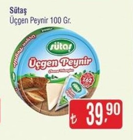 Sütaş Üçgen Peynir 100 Gr.