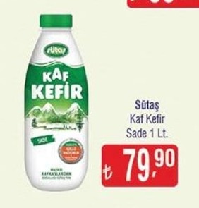 Sütaş Kaf Kefir Sade 1 Lt.