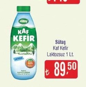Sütaş Kaf Kefir Laktozsuz 1 Lt