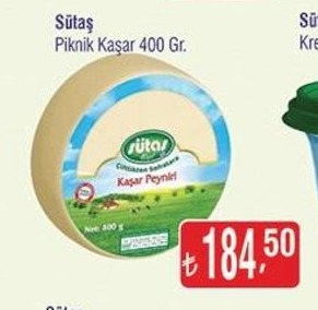 Sütaş Piliç Kaşar 400 Gr