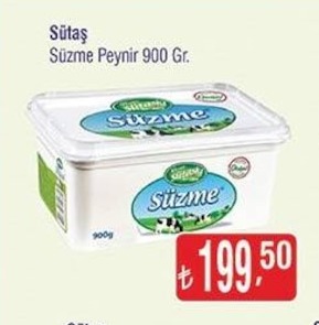 Sütaş Süzme Peynir 900 Gr.