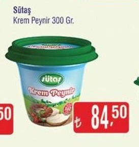 Sütaş Krem Peynir 300 Gr