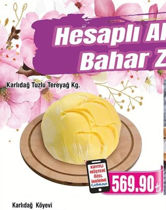 Karlidağ Tuzlu Tereyağ Kg.
