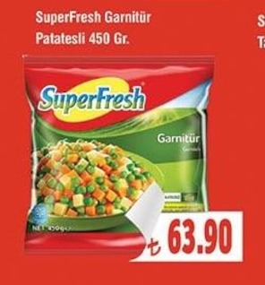 Superfresh Garnitür Patatesli 450 Gr