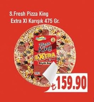 S.Fresh Pizza King Extra Xl Karışık 475 Gr.