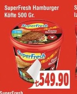 Superfresh Hamburger Köfte 500 Gr.