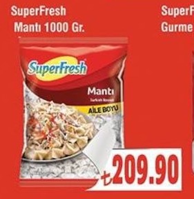 Superfresh Mantı 1000 Gr.