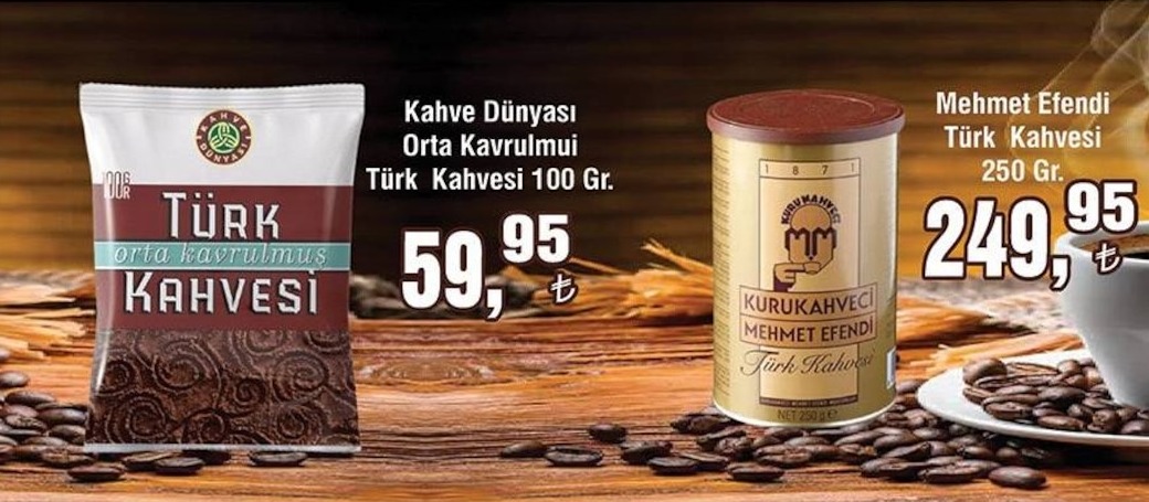 Türk Kahvesi Orta Kavrulmuş 100 Gr