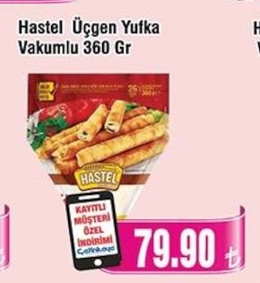 Hastype! Üçgen Yufka Vakumlu 360 Gr