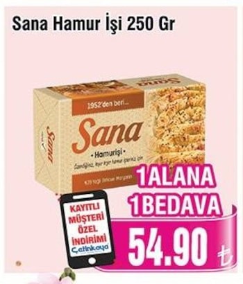 Sana Hamur İşi 250 Gr