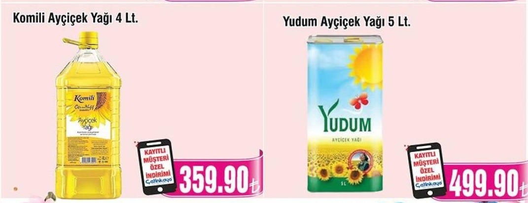 Komili Ayçiçek Yağı 4 Lt.