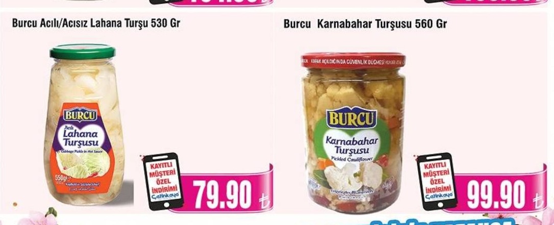 Burcu Yakan Biber Turşusu 1430 Gr