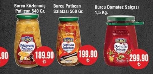 Burcu Közlenmiş Patlıcan Salatası 540 Gr.