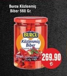 Burcu Közlenmiş Biber 560 Gr.