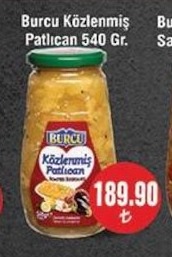 Burcu Közlenmiş Patlıcan 540 Gr.
