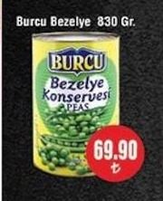 Burcu Bezelye 830 Gr.