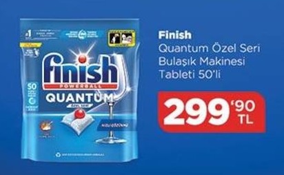 Finish Quantum Ozel Seri Bulasik Makinesi Tableti 50'Li