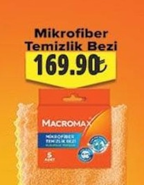 Mikrofiber Temizlik Bezi