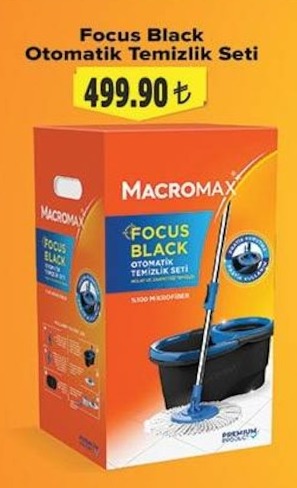 Macromax Focus Black Otomatik Temizlik Seti