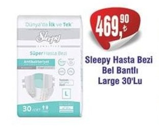 Sleepy Hasta Bezi Bel Banti Large 30Lu