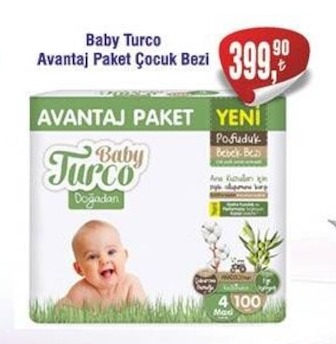 Baby Turco Avantaj Paket Çocuk Bezi