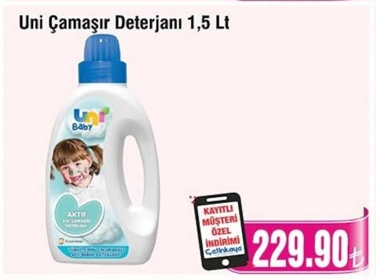 Uni Çamaşır Deterjanı 1.5 Lt
