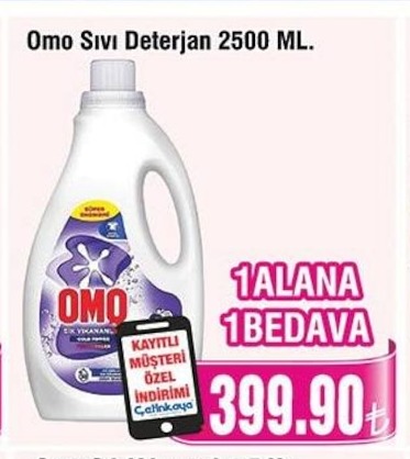 Omo Sıvı Deterjan 2500 Ml