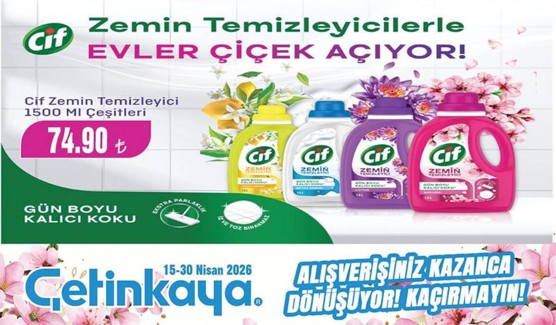 Cif Zemin Temizleyici 1500 Ml Çeşitleri