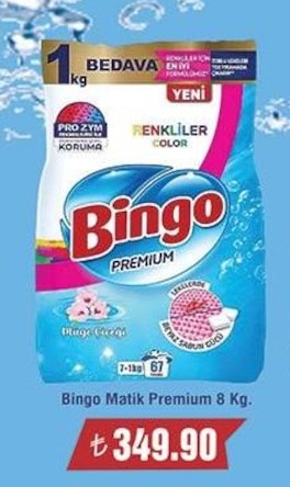 Bingo Matik Premium 8 Kg.